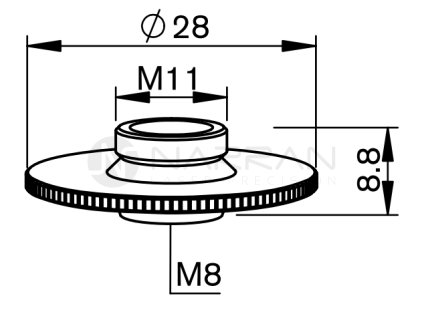 7082 pt adapter for tr nozzle
