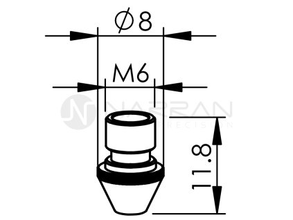 TR-NOZZLE 2.6 MM EBC X35  (10 PACK)