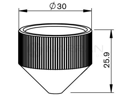 7769 mb shield nozzle o 1 5