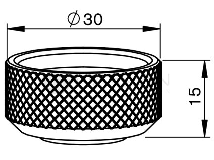 7832 mb nozzle nut short