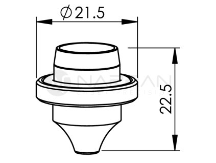 7844 mb nozzle o 1 4 w o ring