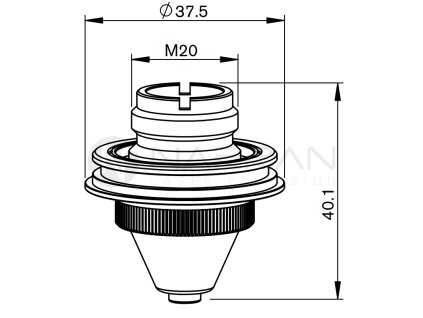 8192 tk nozzle assembly al382 l1195