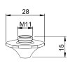 RAYTOOLS M11 DOUBLE NOZZLE D. 3,0mm  ORIGINAL PART