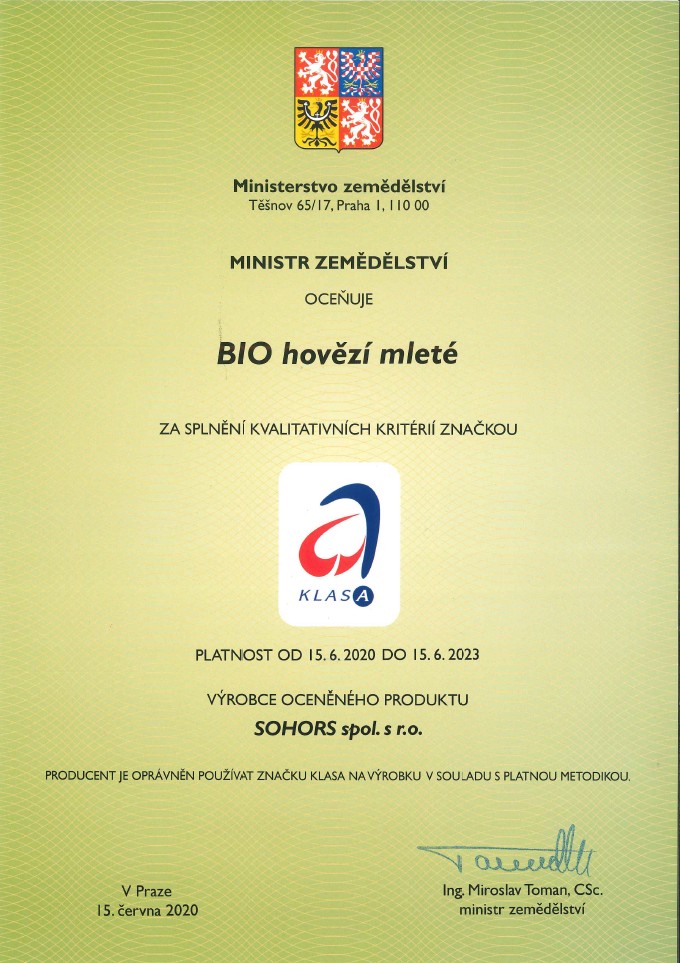 Hovězí mleté