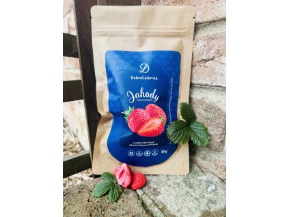 Lyofilizované jahody