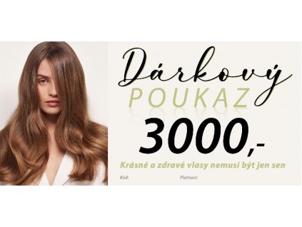 Dárkový poukaz 3000