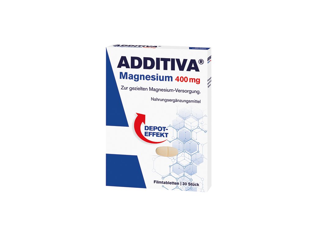 Additiva Magnesium 400 Mg, tablety 30 tbl
