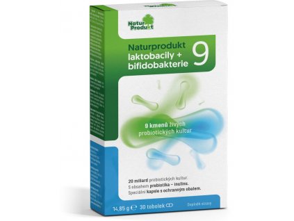 Naturprodukt laktobacily + bifidobakterie 9 30 cps