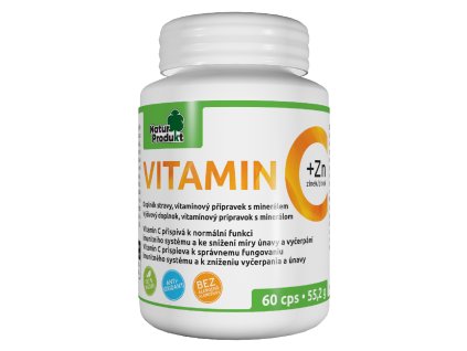 Vitamin C 500 mg + 10 mg zinku Naturprodukt