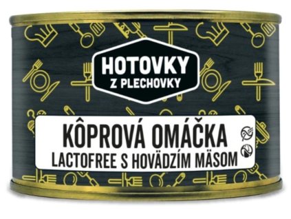 Koprova omacka s hovadzim masom lactofree 400