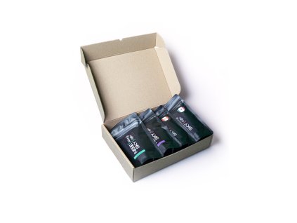Dárková degustační sada kávy 4×80 g – ESPRESSO BLENDS & SILVER LINE