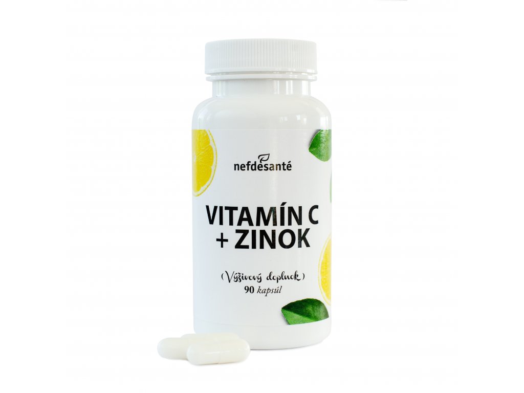 nefdesante Vitamín C + Zinok 90 cps. kapsle