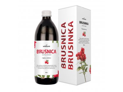 Brusinka CZ 500 ml lahev + krabice