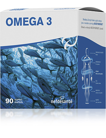 Nef de Santé a.s. Omega 3 90 cps. po datu min.trvanlivosti 05/2024