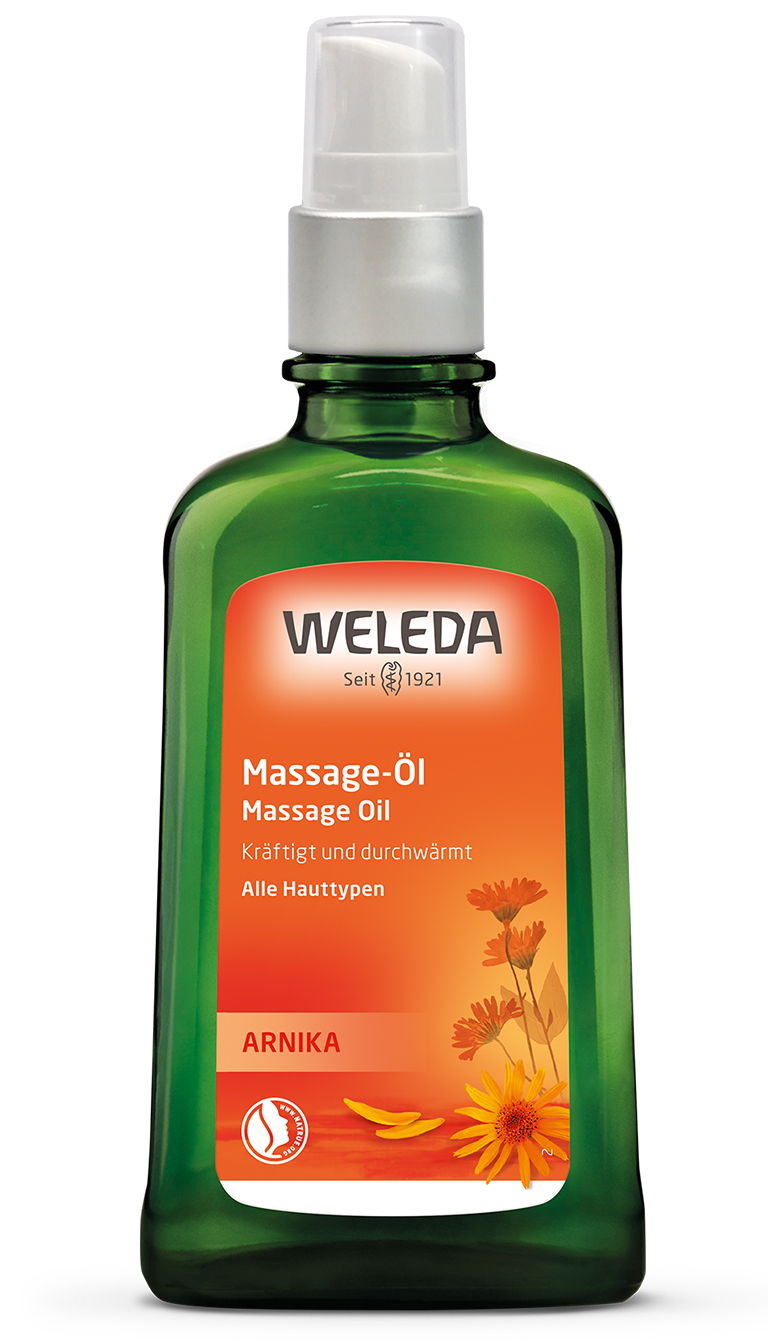 Fotografie Weleda Masážní olej s arnikou 100 ml