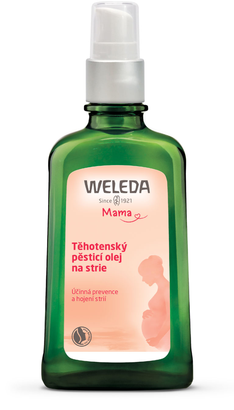 Fotografie Weleda Těhotenský pěsticí olej na strie 100 ml