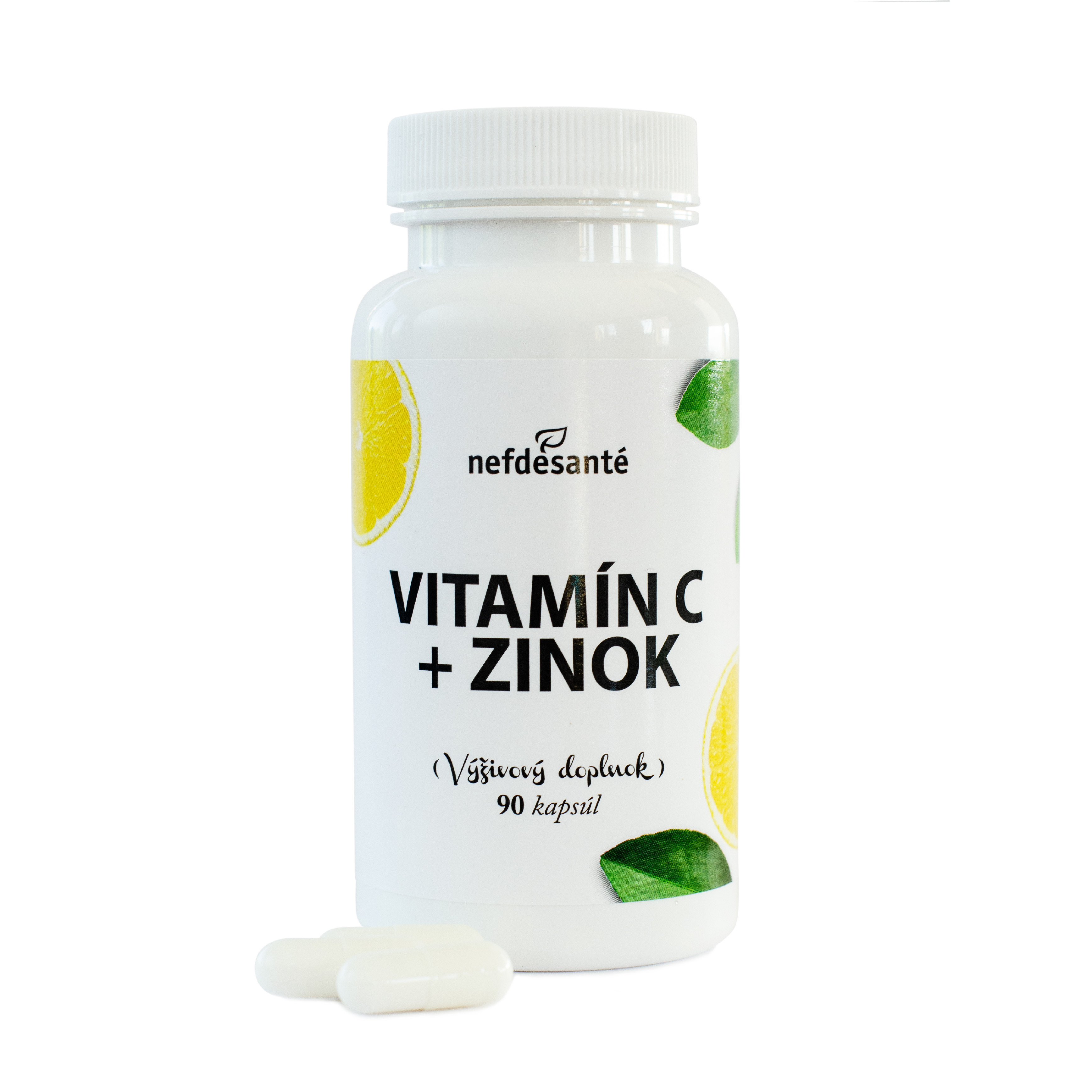 Nef de Santé a.s. Vitamín C + zinek 90 cps