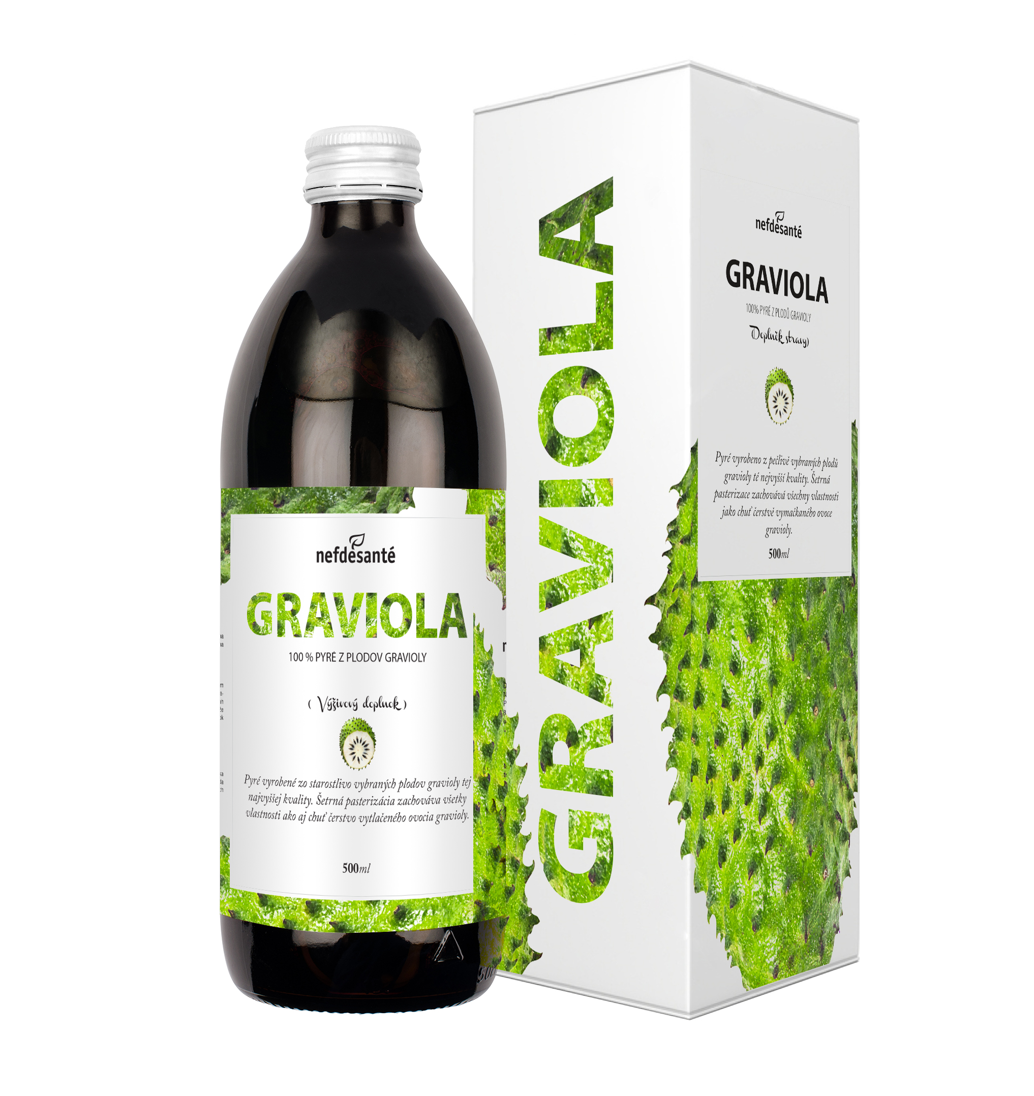 Nef de Santé a.s. Graviola 500 ml 100% pyré z plodů Gravioly