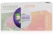 Nef de Santé a.s. DUO Silymarin Ostropestřec 60 tbl a Lecitin 90 cps