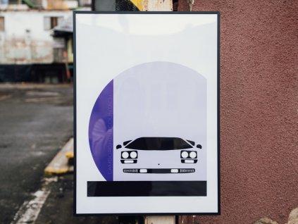 Lamborghini Countach - Violet Horizon