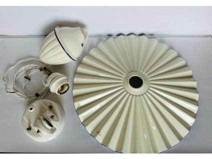 Porcelánové stahovací svítidlo retro s protizávažím Linea Piega 2 - výprodej