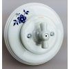 Porcelánový vypínač Garby Colonial bílý