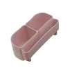 Silikonový bento organizér do středního boxu - růžový