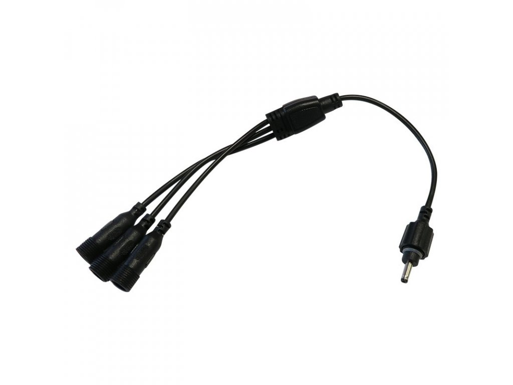 Napájecí kabel LED diod - 1x jednokolík/ 3x jednokolík, 30 cm