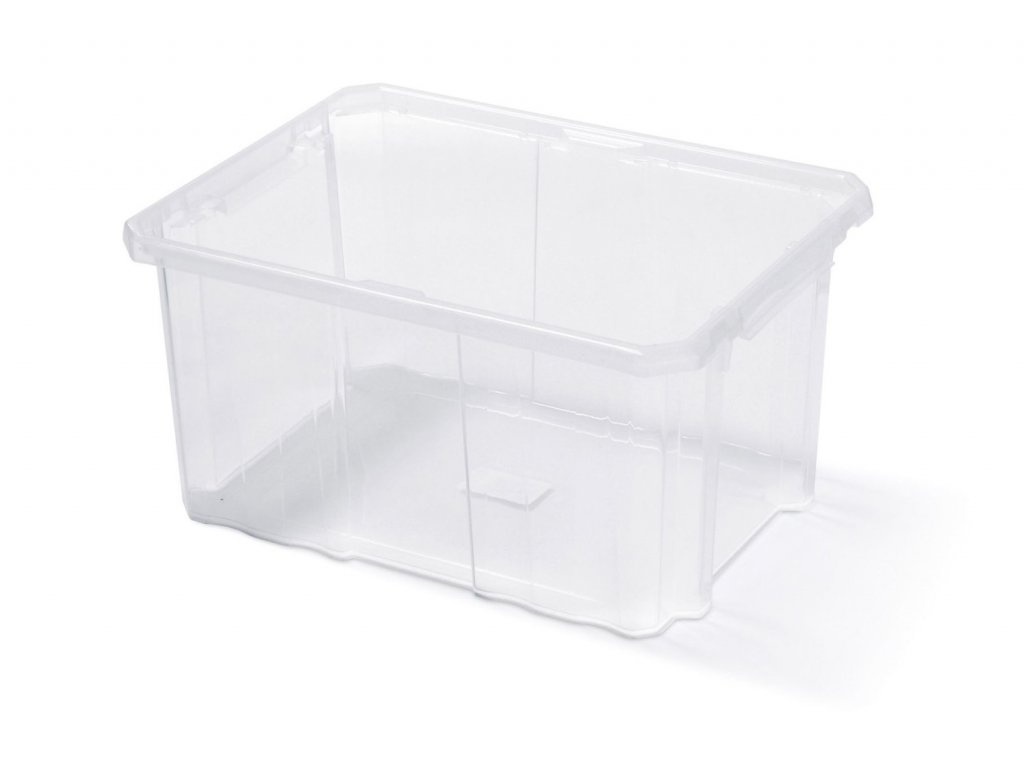 plastovy box ulozny cargobox transparentni 600x400x265