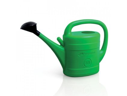 2826 zahradni plastova konev zelena s kropitkem objem 5 l