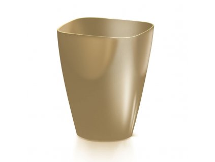 Květináč COUBI ORCHID hranatý káva s mlékem 13,2c m