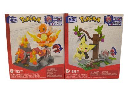 Pokemon Konstruktor Charmander,Pichu