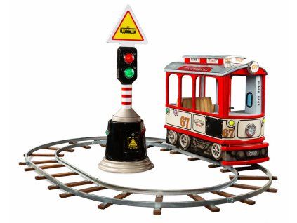 Tramvaj na kolejích