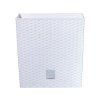 Květináč RATO LOW + vklad bílý 17cm