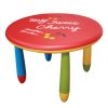 Dětský plastový stůl v hravém barevném provedení