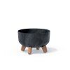 kvetinac gracia low beton effect 23 5 cm antracit