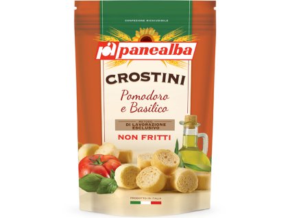 PANEALBA Crostini Pomodoro e Basilico GR.100