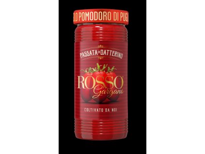 ROSSO GARGANO Passata di Datterino di Puglia in Vetro GR.290