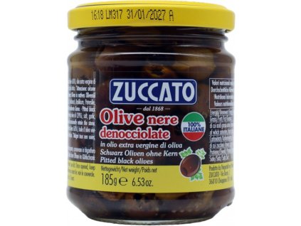 ZUCCATO Olive nere denocc., olio ex.vergi. GR.200