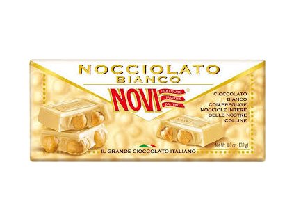 NOVI Tavoletta Nocciolato Bianco GR.130 bílá oříšková čokoláda