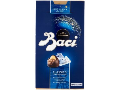 PERUGINA Baci Clasico Bijou GR.200 pralinky z tmavé čokolády, s lísk.oříšky, klasik