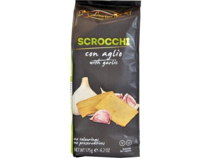 LAURIERI Scrocchi con Aglio GR.175 - mini krekry s česnekem