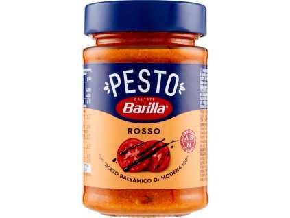 BARILLA Pesto Rosso GR.200 - pesto s rajčaty,sýrem a balsamikovým octem, na těstoviny