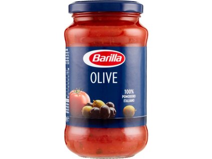 BARILLA Sugo Olive GR.400 - omáčka s rajčaty, olivami a slunečnicovým olejem, na těstoviny