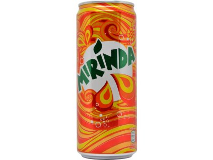 MIRINDA Latina Sleek ML.330 - limonáda pomeranč , PLECH