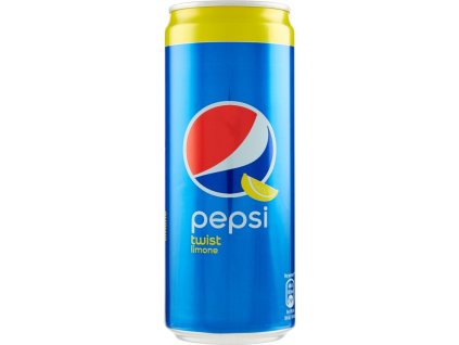 PEPSI COLA Twist limone Latina Sleek ML.330 - limonáda pepsi cola , PLECH