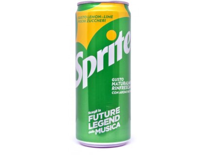 SPRITE Lattina Sleek ML.330 - limonáda sprite, PLECH