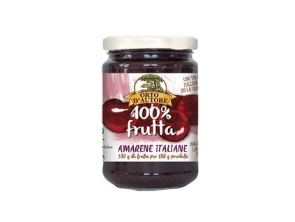 ORTO D´AUTORE 100% ovocná marmeláda z italských černých třešní