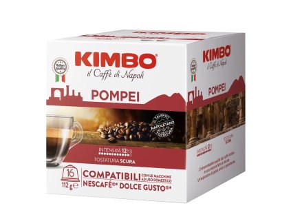 KIMBO Caffé Pompei Dolce Gusto, Nescafé caps.x16 - kávové kapsle, směs  6