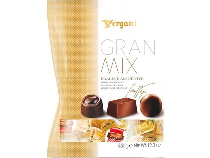 VERGANI Praline Choco Assortite MIX GR.350 - čokoládové pralinky MIX  8